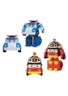 BFS   POLI MRT-674 Robocar Poli Mini Transforming Kasabanın Kurtarma Araçları 4lü Set