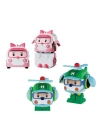 BFS   POLI MRT-674 Robocar Poli Mini Transforming Kasabanın Kurtarma Araçları 4lü Set