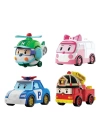 BFS   POLI MRT-760 Robocar Poli Mini Kasabanın Kurtarma Araçları 4lü Set