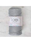 BFS  Polyester Soft Macrame Açık Gri El Örgü İpi - LM036 - 34441