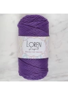 BFS  Polyester Soft Macrame Koyu Mor El Örgü İpi - LM025 - 34434