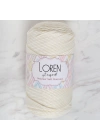 BFS  Polyester Soft Macrame Krem El Örgü İpi - LM003 - 34427