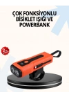 BFS Powerbank Özellikli Bisiklet Işığı Dijital Göstergeli Led