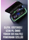 BFS Powerbank Özellikli Kablosuz Bluetooth Kulaklık RGB Işıklı