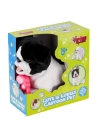 BFS   PR66308-25T Tasmalı Yürüyen Peluş Fransız Köpeği