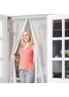 BFS  Pratik Manyetik Mıknatıslı Beyaz Kapı Pencere Sinekliği Tülü 90 x 210 cm