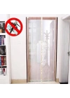 BFS  Pratik Manyetik Mıknatıslı Beyaz Kapı Pencere Sinekliği Tülü 90 x 210 cm
