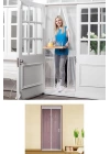 BFS  Pratik Manyetik Mıknatıslı Beyaz Kapı Pencere Sinekliği Tülü 90 x 210 cm