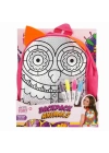 BFS   Pretty Pinky Boyanabilir Desenli Baykuş Sırt Çantası