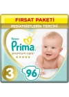 BFS   Prima Premium Care Bebek Bezi Fırsat Paketi 3 Beden 96 Adet