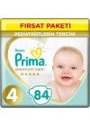 BFS   Prima Premium Care Bebek Bezi Fırsat Paketi 4 Beden 84 Adet