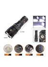 BFS Pro F-3001 Alüminyum Tg Led Güç Göstergeli Type-c Şarjlı El Feneri 100 W