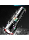 BFS Pro F-3002 Alüminyum Tg Led Gece Şeritli Type-c Şarjlı El Feneri