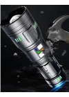 BFS Pro F-3002 Alüminyum Tg Led Gece Şeritli Type-c Şarjlı El Feneri