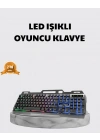 BFS Profesyonel Oyuncu Klavye Mouse Seti – RGB Işıklı, Türkçe Q, DPI Ayarlı, Dayanıklı Gövde