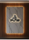 BFS PS5 Logo Dekoratif Duvar Süsü Oyun Odası ve Salon Uyumu
