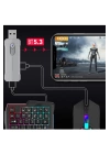 BFS Pubg Mobil Oyun Kiti 5in1 Bt5.3 Klavye Mouse Dönüştürücü Seti Pugb Seti