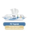 BFS   Pure Baby Organic Yenidoğan Islak Havlu Mendil 70 Yaprak