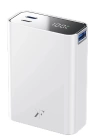 BFS  PW501 20.000 mAh Dijital Göstergeli 2 Adet 45W Type-C ve 22.5W USB Çıkışlı Şarj PD Hızlı Şarj Magsafe Powerbank - Beyaz
