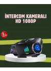 BFS Q28 Full HD Kameralı Motosiklet Kask Kulaklığı – 45 Saat Müzik, IPX6 Su Geçirmez