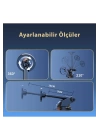 BFS Q33 Ayarlanabilir Yapışkanlı Manyetik Magsafe Araç Tutucu - Siyah