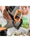 BFS  Quick 5 İn 1 Büyük Hazneli Pratik Hızlı Meyve Sebze Doğrayıcı Rende