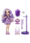 BFS   Rainbow High Violet Parlak Slime ve Evcil Hayvan Serisi Bebeği