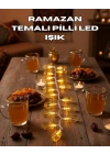 BFS Ramazan Işıkları Pilli Altın Fener Tasarımlı Dekoratif LED Aydınlatma