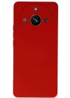 BFS  Realme 11 Pro Kılıf Nano içi Kadife Silikon - Kırmızı