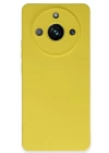 BFS  Realme 11 Pro Kılıf Nano içi Kadife Silikon - Sarı