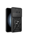 BFS  Realme 11 Pro Kılıf Pars Lens Yüzüklü Silikon - Siyah