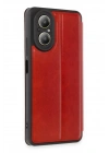 BFS  Realme 12 Lite Kılıf Flip Cover - Kırmızı