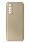 BFS Realme 7 Kılıf First Silikon - Gold
