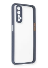 BFS  Realme 7 Kılıf Miami Şeffaf Silikon - Gri