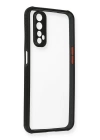 BFS  Realme 7 Kılıf Miami Şeffaf Silikon - Siyah