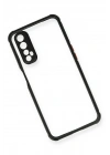 BFS  Realme 7 Kılıf Miami Şeffaf Silikon - Siyah