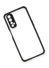 BFS  Realme 7 Kılıf Miami Şeffaf Silikon - Siyah