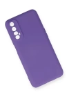 BFS  Realme 7 Kılıf Nano içi Kadife Silikon - Mor