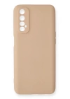 BFS  Realme 7 Kılıf Nano içi Kadife Silikon - Pudra