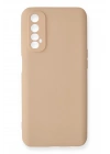 BFS Realme 7 Kılıf Nano içi Kadife Silikon - Pudra