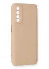 BFS Realme 7 Kılıf Nano içi Kadife Silikon - Pudra