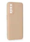 BFS  Realme 7 Kılıf Nano içi Kadife Silikon - Pudra