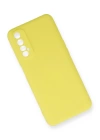 BFS  Realme 7 Kılıf Nano içi Kadife Silikon - Sarı