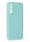 BFS Realme 7 Kılıf Nano içi Kadife Silikon - Turkuaz