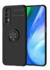BFS  Realme 7 Kılıf Range Yüzüklü Silikon - Siyah