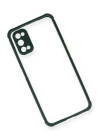BFS  Realme 7 Pro Kılıf Miami Şeffaf Silikon - Koyu Yeşil