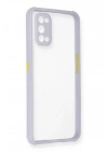 BFS Realme 7 Pro Kılıf Miami Şeffaf Silikon - Lila
