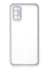 BFS  Realme 7 Pro Kılıf Miami Şeffaf Silikon - Lila