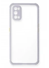 BFS Realme 7 Pro Kılıf Miami Şeffaf Silikon - Lila
