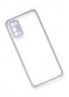 BFS Realme 7 Pro Kılıf Miami Şeffaf Silikon - Lila